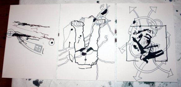  sammenzu (3teilig) - Version 1 (c) Zeichnung von J.Küster und S.Haun