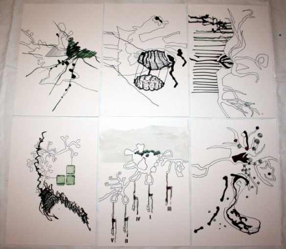 sammenzu (6teilig) – Version 5 (c) Zeichnung von J.Küster und S.Haun